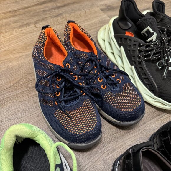 Mixed Shoe Lot Of 5 Athletic Loafers Clemson College Mens Sneakers Active Dressy - Picture 6 of 8